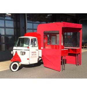 ALLBETTER Custom <b>Folding</b> Motor Ape Street Mobile Tricycle Mini Food Truck Mobile <b>Coffee</b> Car for Sale - Product Image 3
