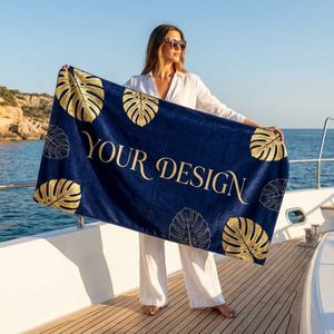 Hot Sale Custom Logo Printed Free Extra Large <b>Blanket</b> High Quality Sand Proof Microfiber <b>Beach</b> Towel - Product Image 1