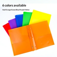 Carpeta de Archivo con Resorte de PVC A4, Carpeta Ejecutiva con Clip de Resorte de Plástico, Organizador de Documentos de Oficina Colorido para la Escuela y Negocios