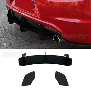 <b>Car</b> Rear Bumper <b>Diffuser</b> Lip Rear Side Splitters Spoiler Lip <b>for</b> Volkswagen Scirocco R 2015-2016 Body Kits Tuning - Product Image 1