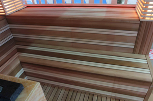 Sauna Finlandesa Económica de Cedro para Exteriores, Moderna, Seca, con Infrarrojos Lejanos, de Madera Sólida, para 2 Personas, con Vapor - Product Image 4