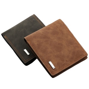 <span class=keywords><strong>Portafoglio</strong></span> Multi-funzionale da <span class=keywords><strong>uomo</strong></span> nuovo designer moda corta in pelle sintetica minimalista all'ingrosso <span class=keywords><strong>portafoglio</strong></span> carta <span class=keywords><strong>porta</strong></span> contanti - Product Image 1