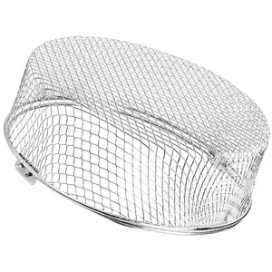 Stainless Steel <b>Mesh</b> Air Fryer <b>Basket</b> 8Qt Replacement Steamer <b>Basket</b> Accessory for Air Fryer Fine <b>Mesh</b> Design - Product Image 3