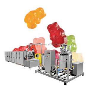 <b>Candy</b> Production Line Gummy Making <b>Machine</b> Full Automatic Filling Jelly Soft Gummy Lollipop <b>Candy</b> Production Line Equipment - Product Image 1