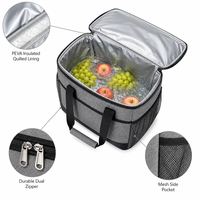 Sac isotherme personnalisé avec logo, sac à lunch thermique réutilisable en Oxford, imperméable pour le travail, les pique-niques, vente en gros