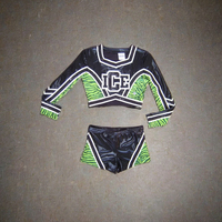 Nouvel uniforme de cheerleading pour adultes en spandex/polyester métallisé avec tissu Mystique 300g, service OEM, livraison rapide