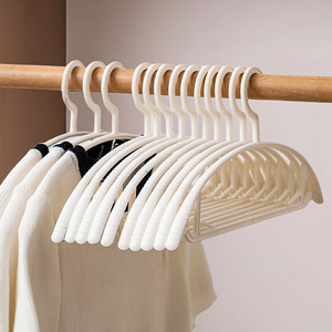 <b>Plastic</b> Clothes Hanger Thickened Non Slip Rectangle <b>Hook</b> Type For Closet Storage Organizing - Product Image 1