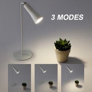 Lampe de lecture tactile à clip amovible sans fil, lampe de table multifonction rechargeable à LED, lampe de bureau, lampe torche 30, best-seller - Product Image 2