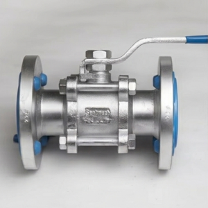 Vanne à boisseau sphérique à bride Sealmech 1 1/2" en acier inoxydable CF8/SS304, commande manuelle, vanne de régulation de débit d'eau OEM 5 L/min 100 psi - Product Image 1