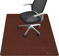 Tapis de protection de sol moderne pour chaise, en polyester, antidérapant, inodore, non toxique, adapté aux animaux domestiques, facile à nettoyer