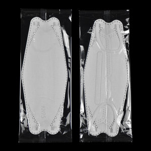 Masker wajah <span class=keywords><strong>Respirator</strong></span> KN95 KF4 sekali pakai, kapasitas penyaringan tinggi untuk perlindungan debu - Product Image 4