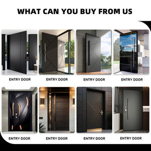 ประตูหมุนอลูมิเนียมสำหรับทางเข้าบ้านเพื่อความปลอดภัยที่ทันสมัย - Product Image 6