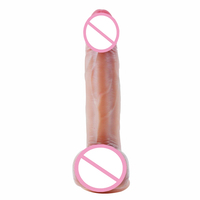 Dildo Anal de Silicona Líquida, Suave y Realista, Tamaño Grande, Impermeable, Juguetes Sexuales para Mujeres, Masturbador