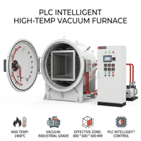 Four à vide haute température 2026C industriel à atmosphère d'argon et d'azote pour le traitement thermique et le frittage du carbure de tungstène, avec moteur