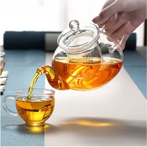 Ấm Trà Thổi Thủ Công Chikao Chịu Nhiệt Chất Lượng Cao Với Bình Pha Thủy Tinh Borosilicate