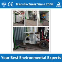 Medizinischer Abfallverbrenner Venturi-Wäscher Oxyhydrogen-Gasgenerator Dieselbrenner Motor 50kg/h Kapazität Automatisch/Manuell