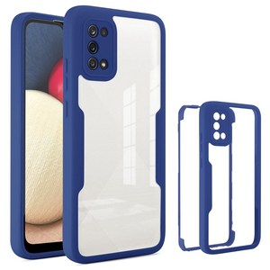 Funda para Teléfono Samsung <span class=keywords><strong>Galaxy</strong></span> A02s con Protección de Pantalla de <span class=keywords><strong>360</strong></span> Grados, Protector de Pantalla de PET, Panel Trasero Acrílico y Marco de TPU - Product Image 1