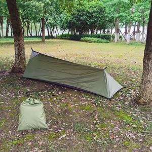 Portatile Esercito Verde Tenda Famiglia Impermeabile di Sopravvivenza di Emergenza di Dormire per 2 Persone Tessuto di Oxford per il campeggio all'aperto - Product Image 4