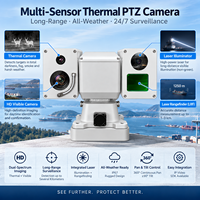 Système de caméra PTZ de surveillance thermique longue portée pour la protection périmétrique des aéroports en toutes conditions météorologiques