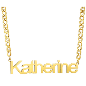 Collana con targhetta personalizzata con ciondolo in acciaio inossidabile da uomo con nome personalizzato all'ingrosso per regalo <span class=keywords><strong>di</strong></span> gioielli personalizzati con girocollo a catena da donna - Product Image 5