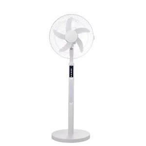 16 inç ev ulusal elektrikli çapraz 12 V DC Fan 110v 16 inç şarj edilebilir zemin standı Fan