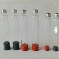Flacon cartouche en verre jetable de 3 ml avec couvercle en aluminium, emballage individuel résistant à l'eau, flacons cassette stériles compatibles pour