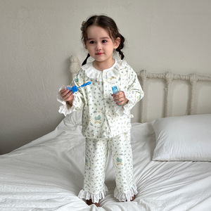 Conjunto de Pijama de Dos Piezas para <span class=keywords><strong>Niñas</strong></span>, Estilo Princesa, Manga Larga, para Otoño e Invierno 2026, Venta al Por Mayor - Product Image 6