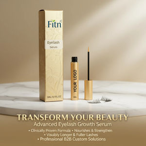 Neuer Trend Peptid-Wimpernwachstumsserum Feuchtigkeitsspendend Verlängernd Natürliches Kräuter-Veganes Rizinusöl Private Label Wasserfest Nein - Product Image 2