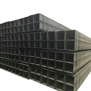 75x75x6x12000mm tubo de aço soldado tubo retangular quadrado do aço carbono
