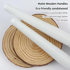 Juego de Brochas de Maquillaje YRX de Alta Calidad Hechas a Mano con Pelo Sintético, 12 Piezas, Color Rosa, con Nombre Personalizado - Product Image 4