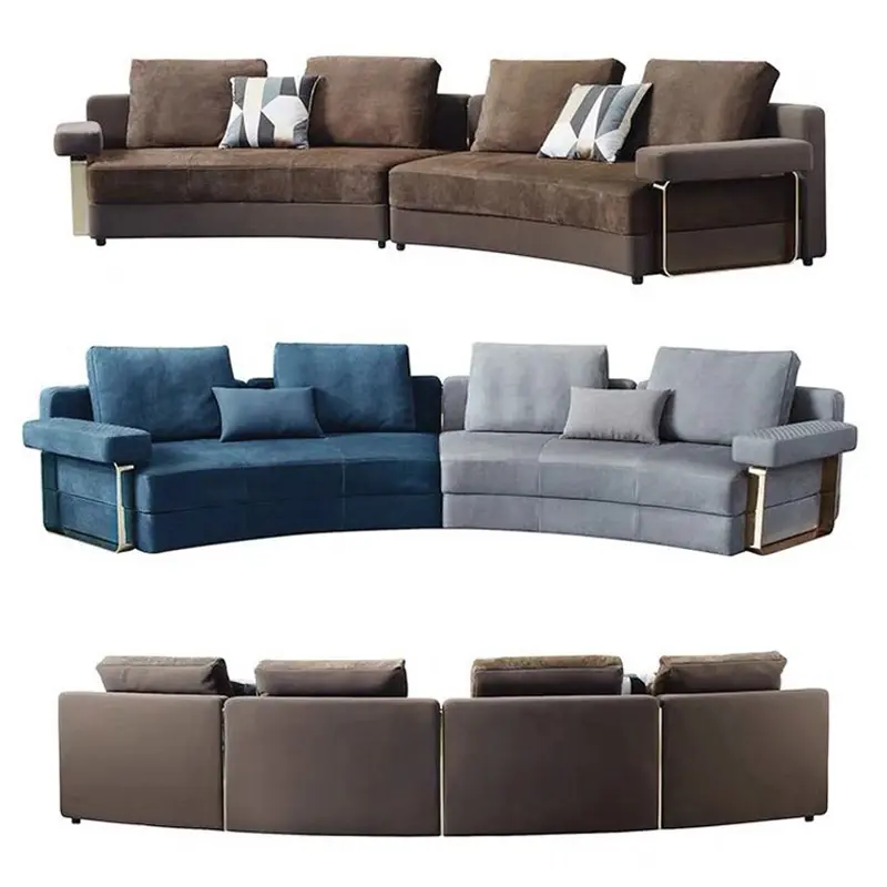 Большой L-образный угловой роскошный диван-кровать в скандинавском стиле, тканевый L-образный Диванный набор Mario Bellini, современная мебель для гостиной