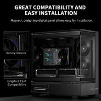 Ventilador de enfriamiento de pantalla de temperatura del enfriador de aire de la CPU digital EVO de Thermalright Phantom Spirit