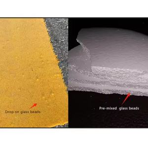 Perlas de Vidrio Transparentes Estándar HUA QUN, Perlas de Vidrio Redondas, Perlas de Vidrio Blancas Reflectantes para Señalización Vial - Product Image 5
