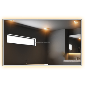 Espejo de baño OEM de 43 pulgadas <span class=keywords><strong>TV</strong></span> con luz LED 4K Ultra HD Espejo de tocador moderno Smart <span class=keywords><strong>TV</strong></span>, incorporado Net. Flix You.Tube, modelo 2025 - Product Image 1