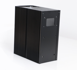 Toshine Black Aluminum Finished Extrusion Ip66 Project Box Enclosure Case Waterproof For Electronic Device Diy