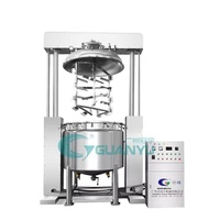 Mélangeur homogénéisateur sous vide de type fixe, émulsifiant sous vide, machine de fabrication de crèmes cosmétiques, crèmes pour le visage et lotions corporelles
