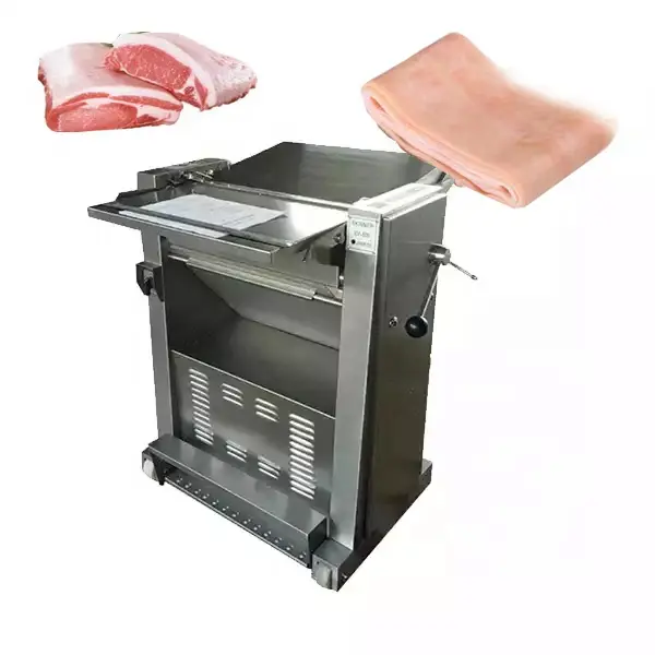 Automatic Fresh Beef Jerky Slicer Flake Pork Meat Pork Skin Peeling Machine Meat Slicer