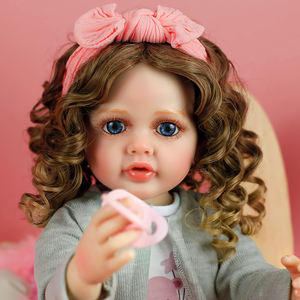 Кукла <span class=keywords><strong>Reborn</strong></span> Lifereborn 55 см (22 дюйма), реалистичная, мягкая, полностью виниловая, силиконовая, для девочек, подарок - Product Image 5