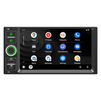 Lecteur autoradio IPS 7 pouces pour tableau de bord, lecteur MP5 sans fil Android Auto pour Nissan, lecteur multimédia de voiture avec Carplay