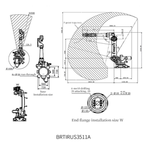 Borunte 100kg công nghiệp cánh tay cơ khí tự động tải và palletizing máy với PLC và động cơ nhà máy Nguồn cung cấp - Product Image 3