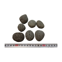 Pierre de feu noire de bonne qualité 3-5cm galets de pierres de lave pour le jardin de bol de feu de foyer