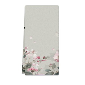 Cross-border digital printing household kitchen towels, dishcloths, <b>tablecloths</b>, decorative tea towels, plant and floral - Product Image 2