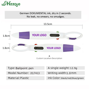 Chất lượng cao bốn màu quảng cáo Quà Tặng Bút biểu tượng tùy chỉnh màu đen màu đỏ màu xanh màu xanh lá cây <span class=keywords><strong>1</strong></span>.0mm mực khuyến mại bán buôn - Product Image 4