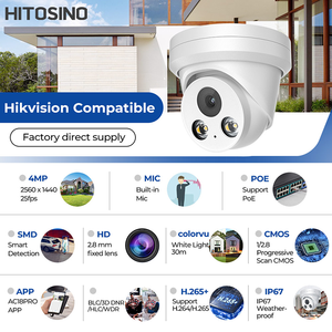 Kompatible Hik Neue Außen kamera 4MP <span class=keywords><strong>5MP</strong></span> 8MP 12MP Voll farbkamera IP 4K Kamera im Freien - Product Image 2