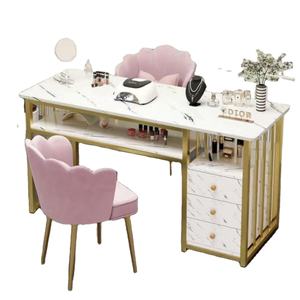 Nice <b>Nails</b> Bar Station <b>Salon</b> Furniture Wood <b>Nail</b> Tables <b>Nail</b> Desk Manicure Table With <b>Chair</b> - Product Image 1