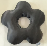 Oreiller rond lisse avec trou pour le piercing d'oreille, personnalisé avec logo, pour avion et sommeil, protège du mal de cou et des douleurs d'oreille