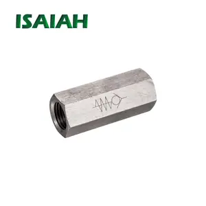 Isaiah Pneumatic Parts Non Return Check Valve Brass with Nickel Plated One Way Valves