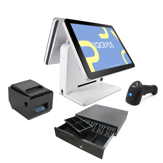 Restaurant Bar Touch Screen Cash Register System Complete Set Machine Bill Counters Rfid Pos System