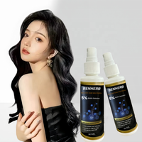 Haarwuchs-Förderungsspray 5% Haarwuchslösung 60ml Flüssiges Tonikum-Serum Organisch Nährend für Lockiges/Schädigtes Haar und Bart für Erwachsene