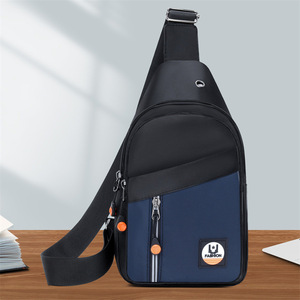Men's Chest Protector Oxford Cloth Shoulder Bag Large Durable With Logo For Leisure Travel - Product Image 3
